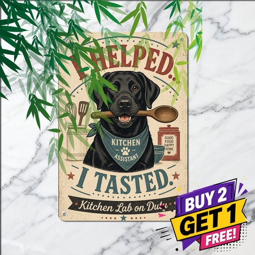 Labrador dog kitchen - dog, decor