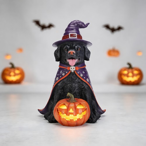Halloween black labrador - labrador, dog