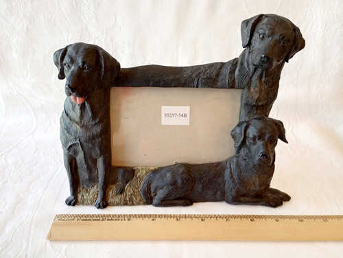 Black labrador lab resin dogs - lab,