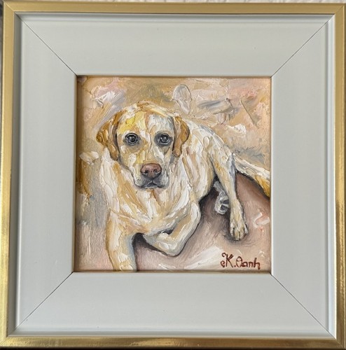 Hand painted oil - hand, painting