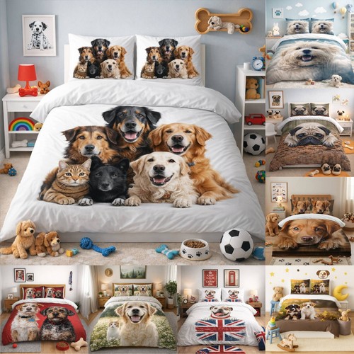Dogs duvet cover - cover, set