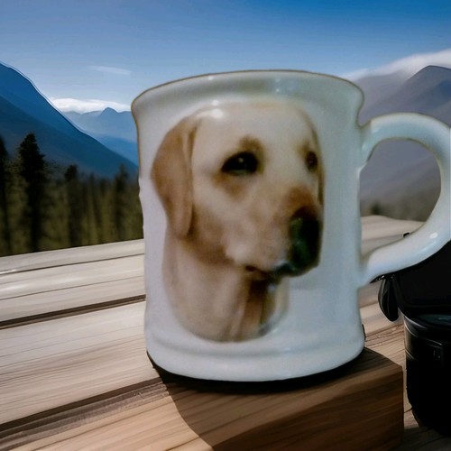 Yellow labrador design - 3d,