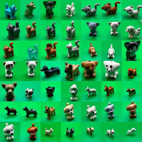 Lego animals cats and - animals, dogs