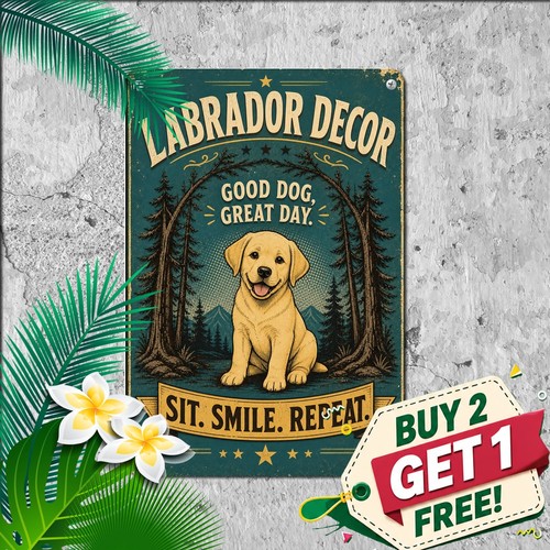 Yellow labrador dog painting - labrador,