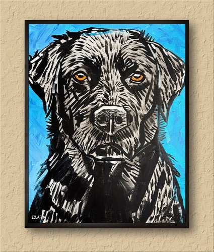 Original black labrador - original,