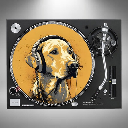 Golden labrador slipmats - golden,