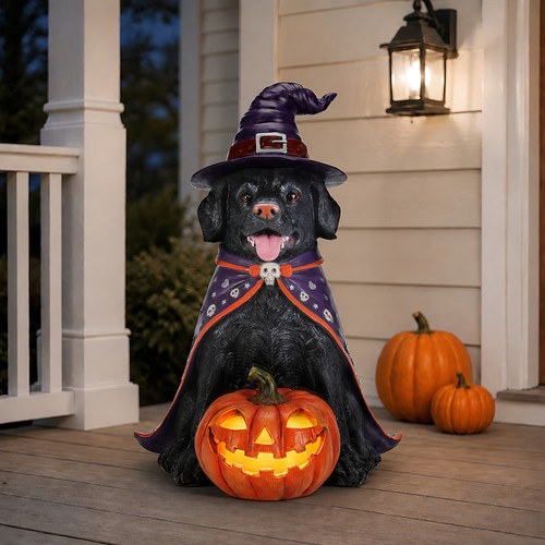 Halloween black labrador - halloween,
